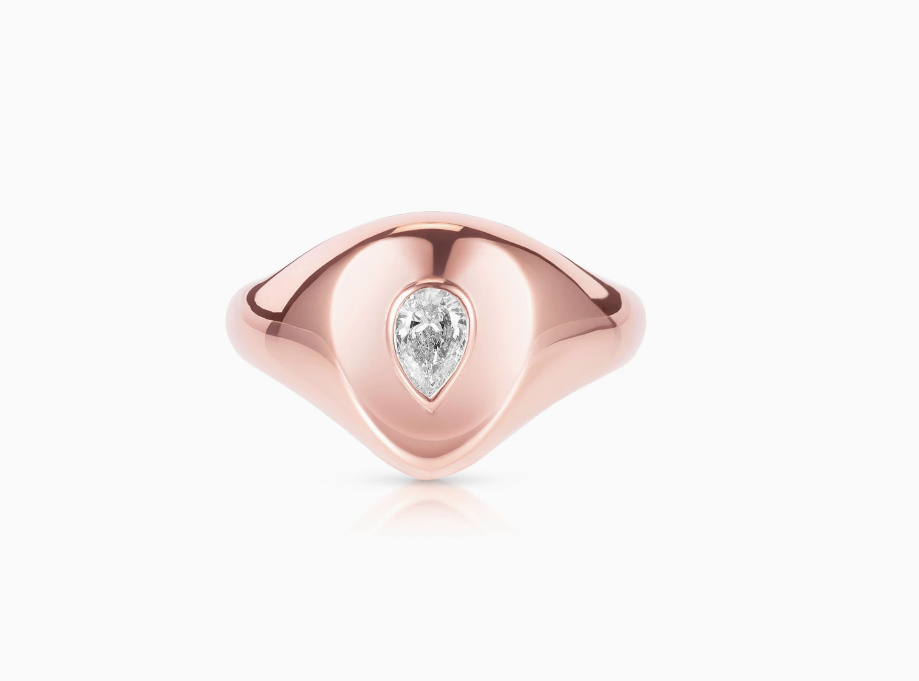 Pear Pinky Ring - Millo Jewelry