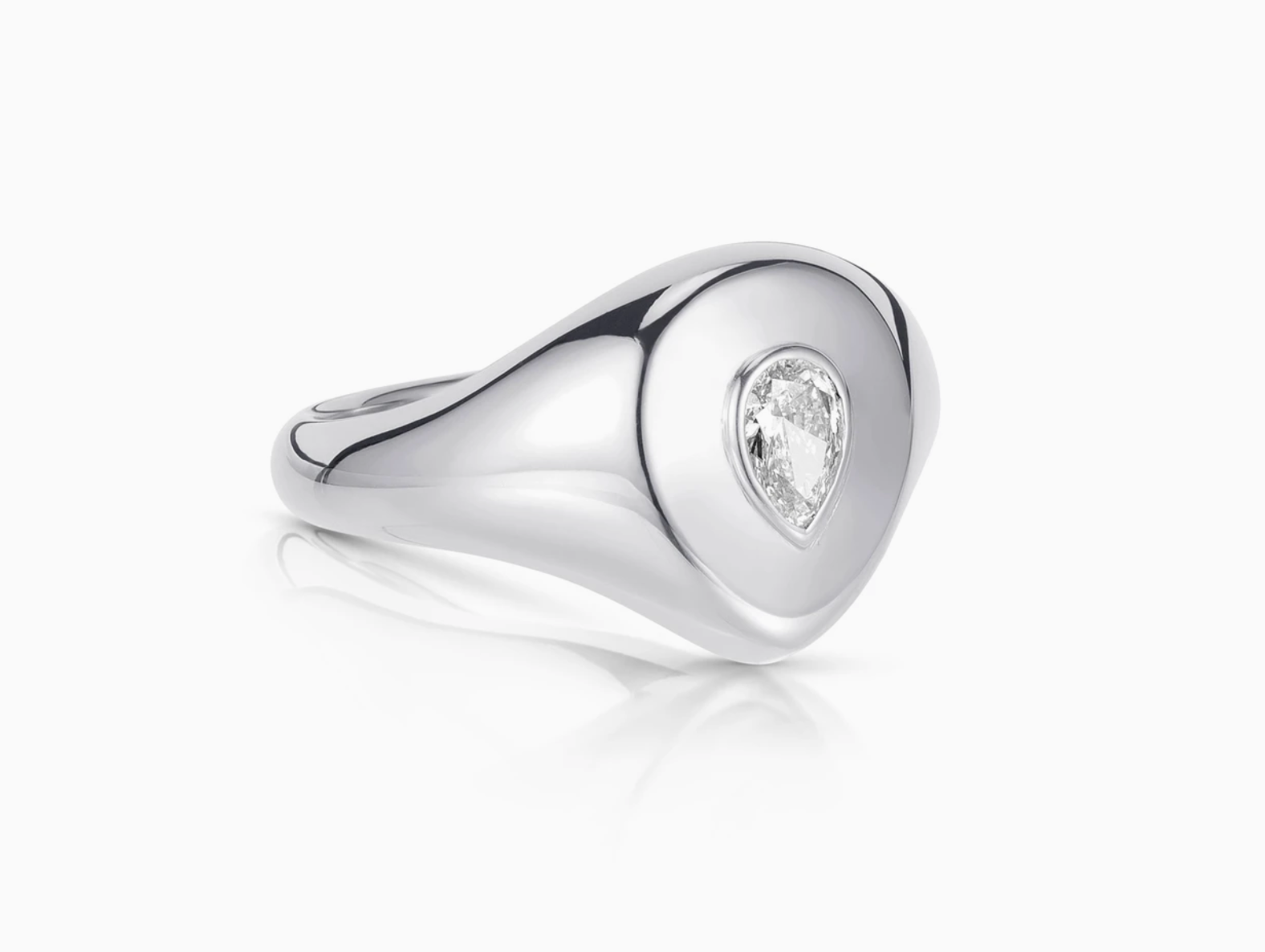 Pear Pinky Ring - Millo Jewelry