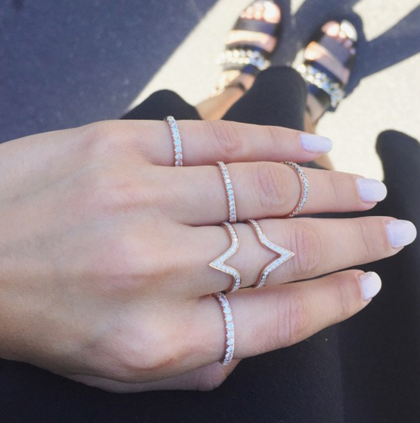 Diamond Pinky Ring - Millo Jewelry