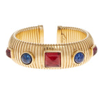 Load image into Gallery viewer, Cleopatra 24K Gold-Plated Bangle Bracelet
