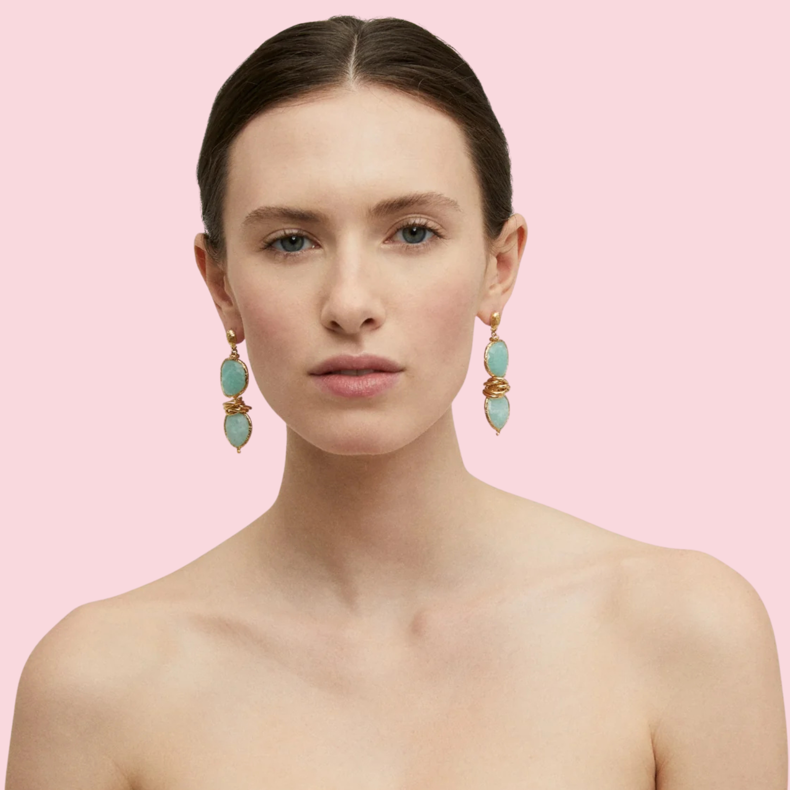 Sirena Earrings - Amazonite