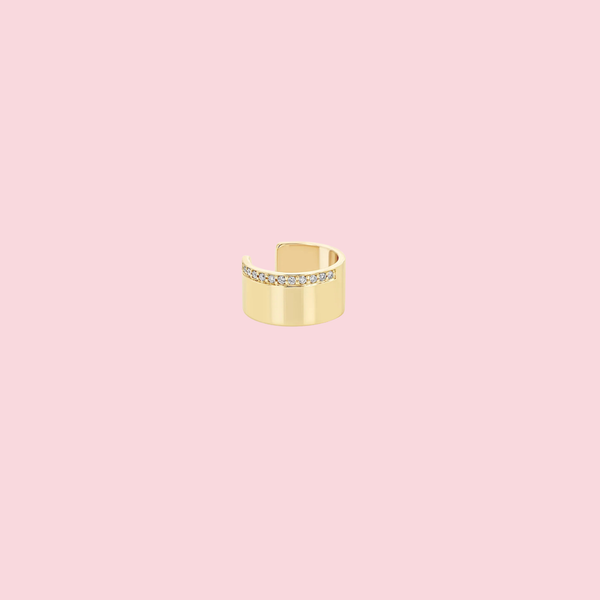 Wide Flat Ear Cuff