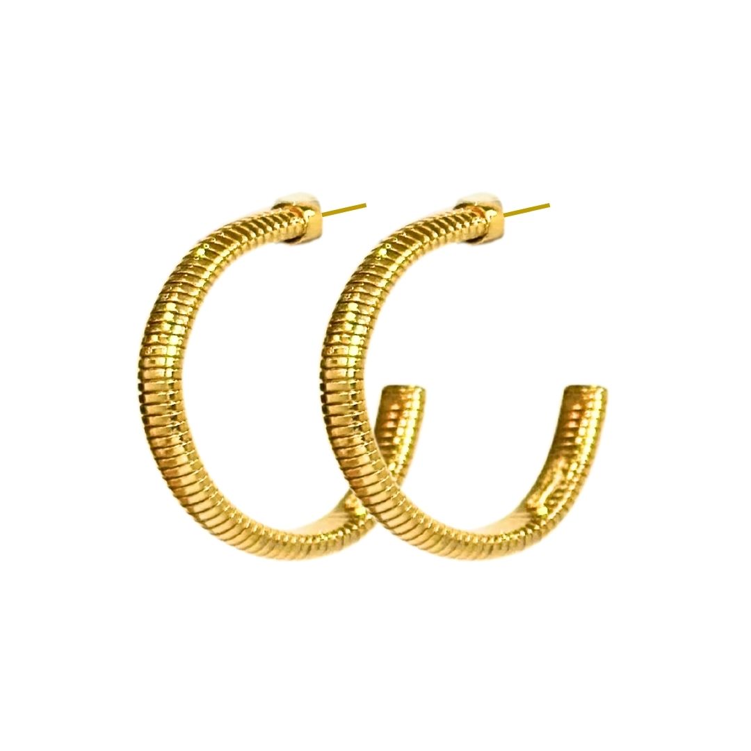 Cobra Hoop Earrings