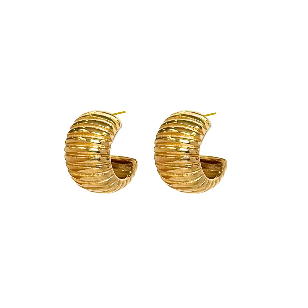 Cobra Earrings- Gold