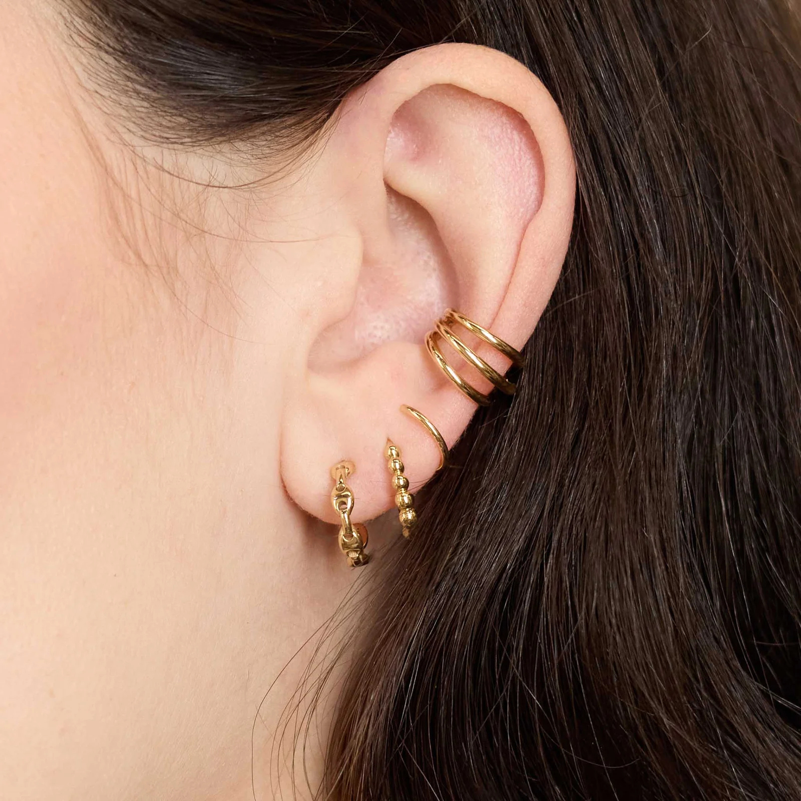 Triple Wire Ear Cuff