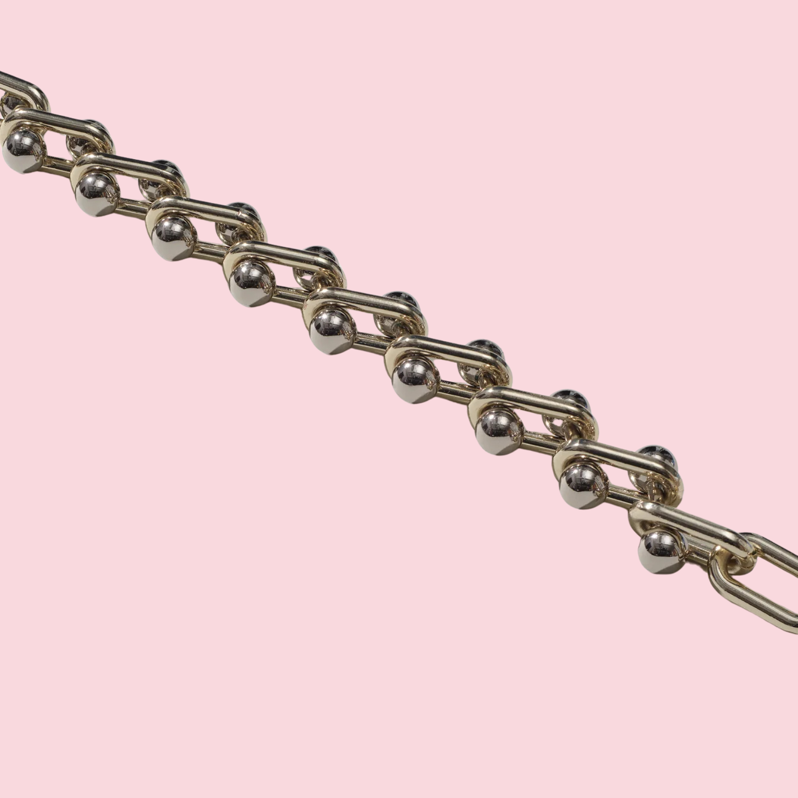 Pierced Cable Chain Wristlet