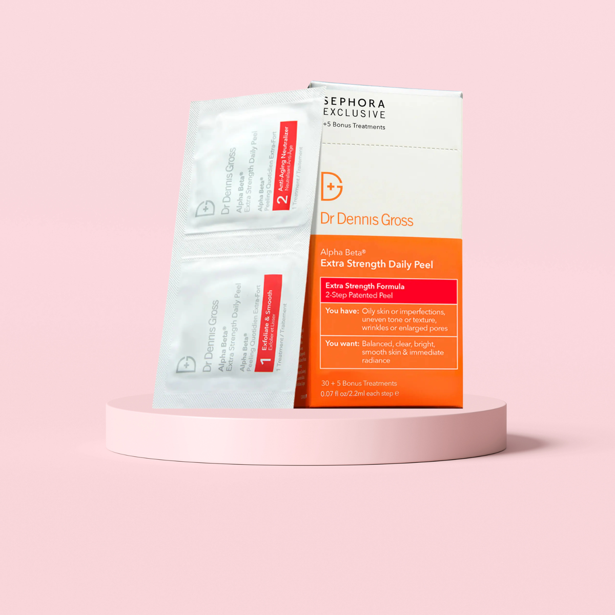 Skincare Alpha Beta Extra Strength Daily Peel (Pack of 30)