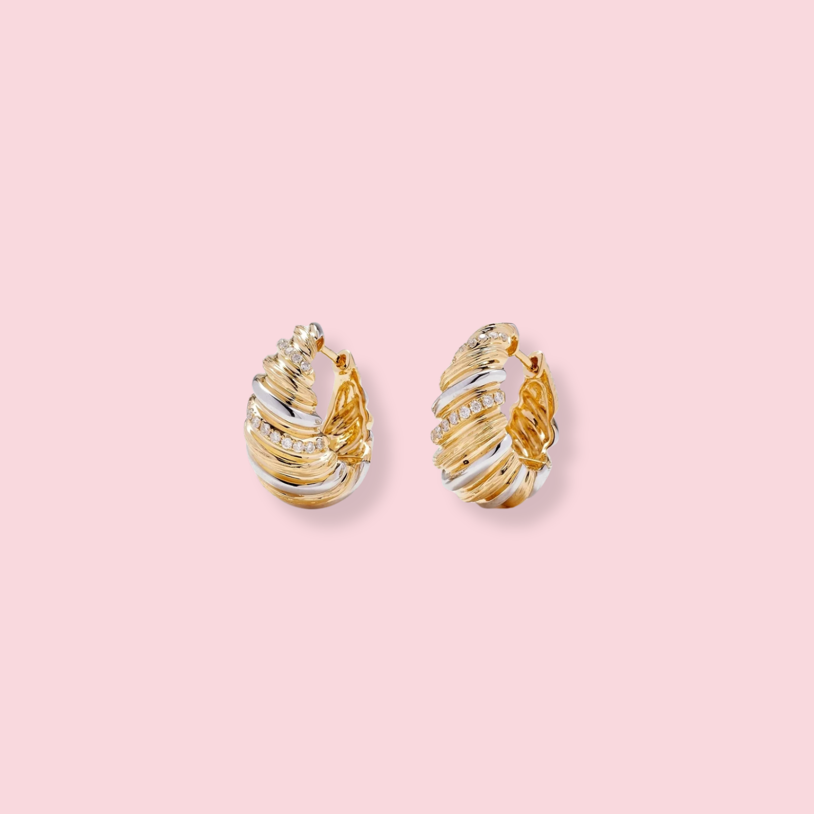 Créoles Gaufrette Earrings