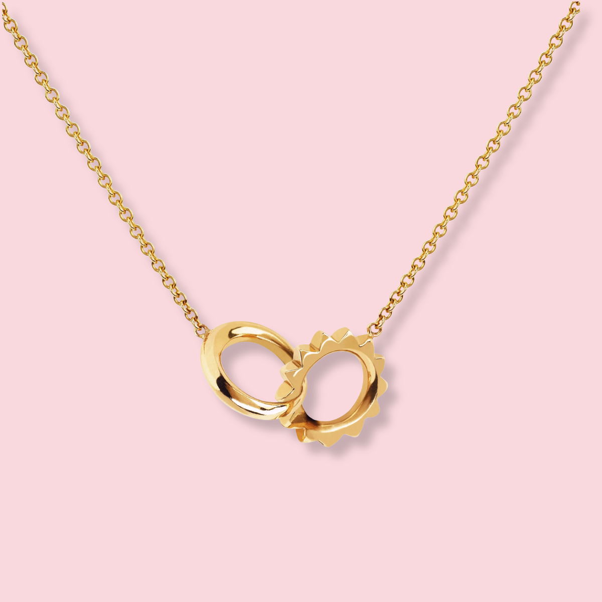 Solid Interlocking Unity Necklace