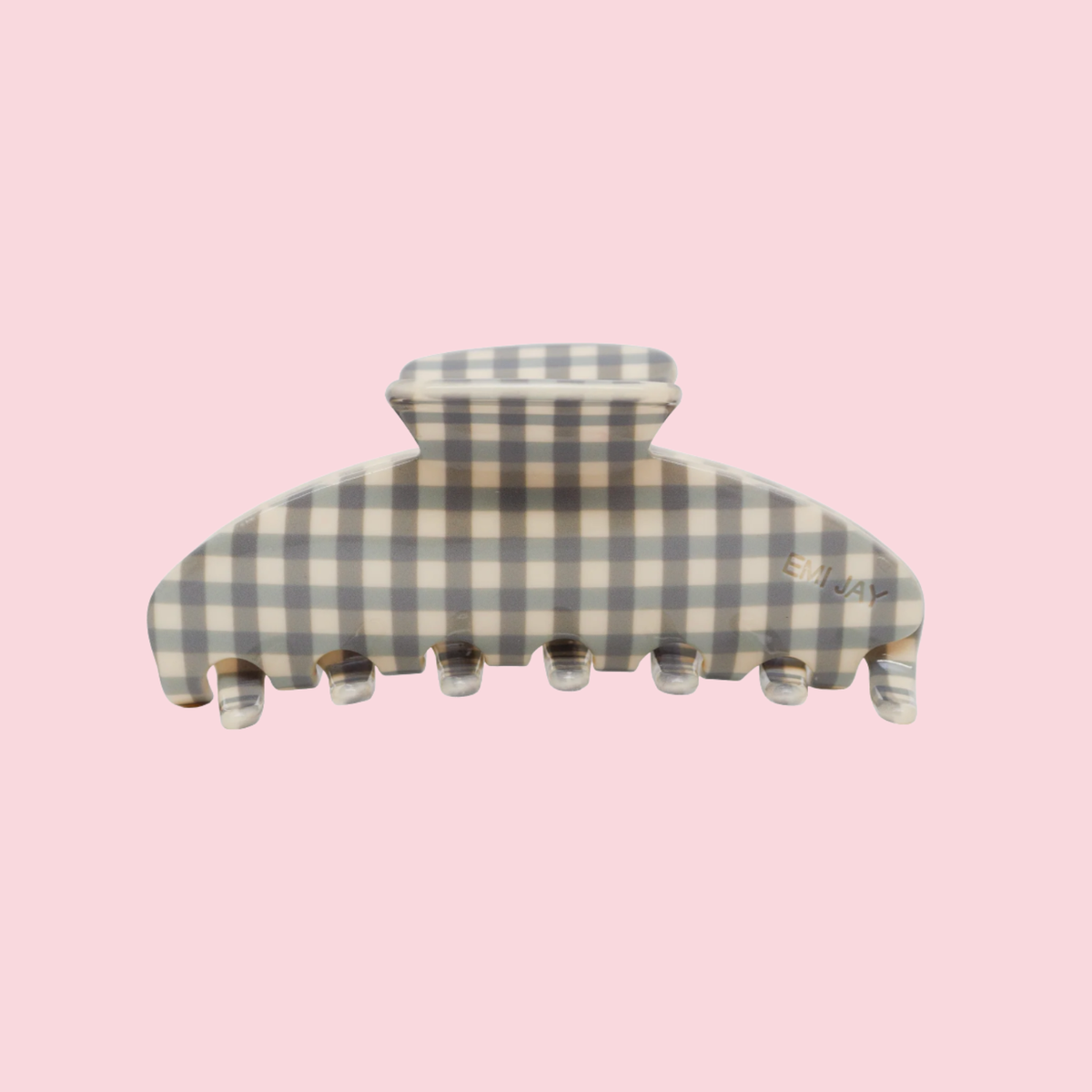 Big Effing Clip in Cozy Cloud Gingham