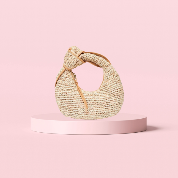 The Josie Knot Bag Mixed Natural