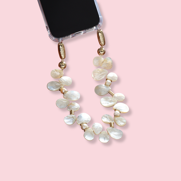 Capri Wristlet Pearl / Gold