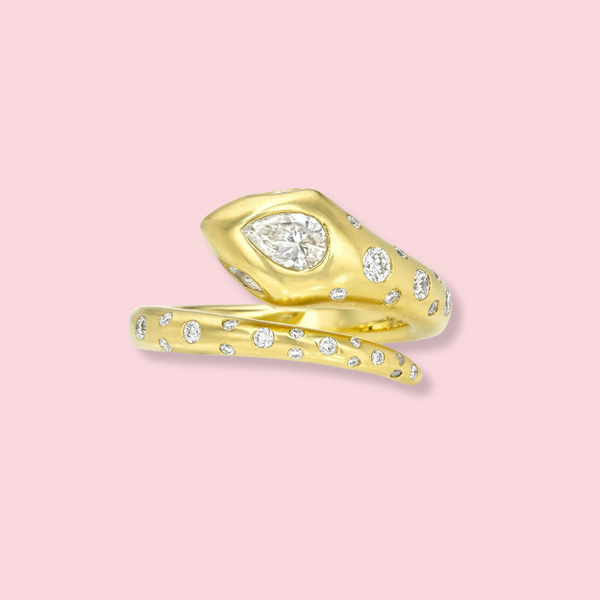 Kundalini Diamond Oracle Ring