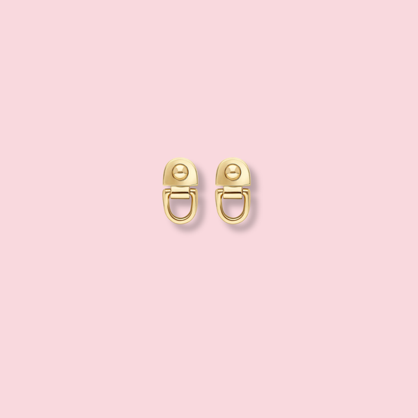 Rivet S Earrings Yellow Gold