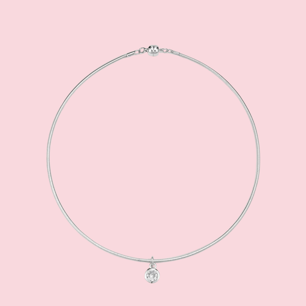The Georgia Stone Omega Necklace
