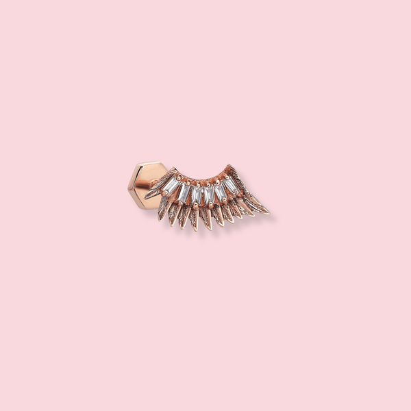 Winged Stud Piercing
