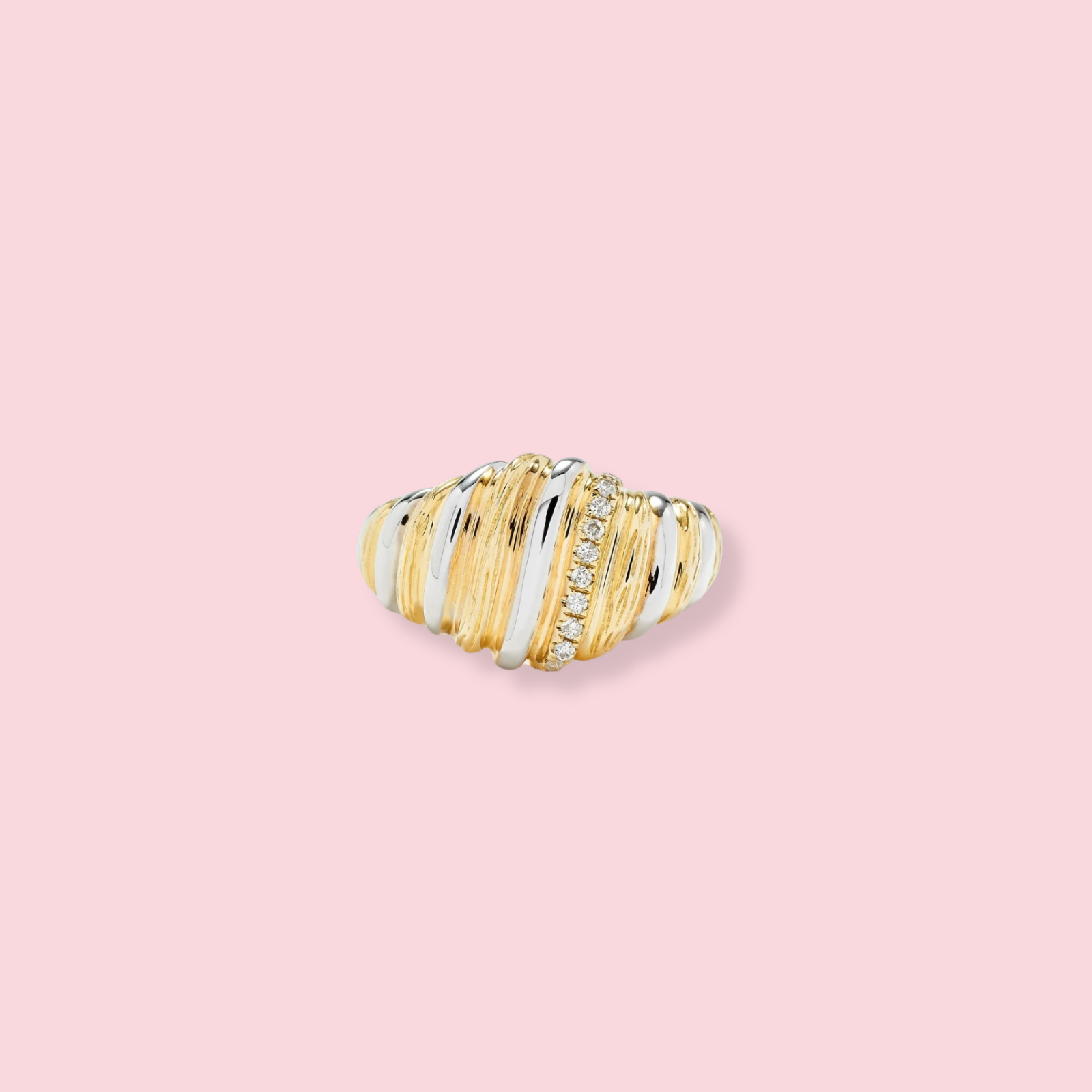 Chevalière Gaufrette Ring