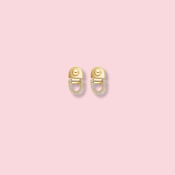 Rivet S Earrings Diamonds