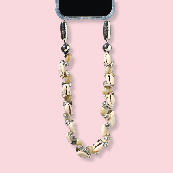 Bezel Shell Wristlet Cowrie