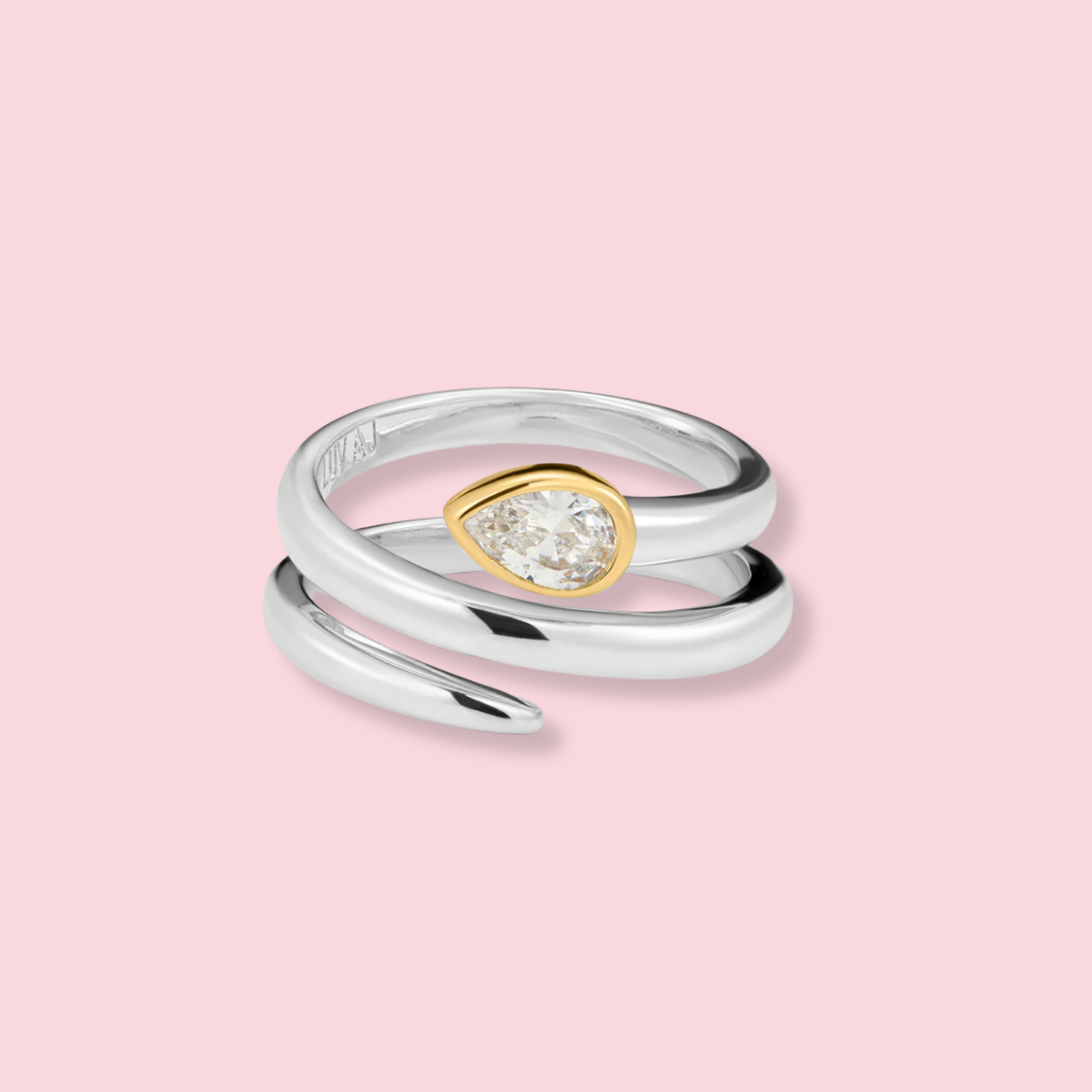 The Marais Coil Ring- Silver