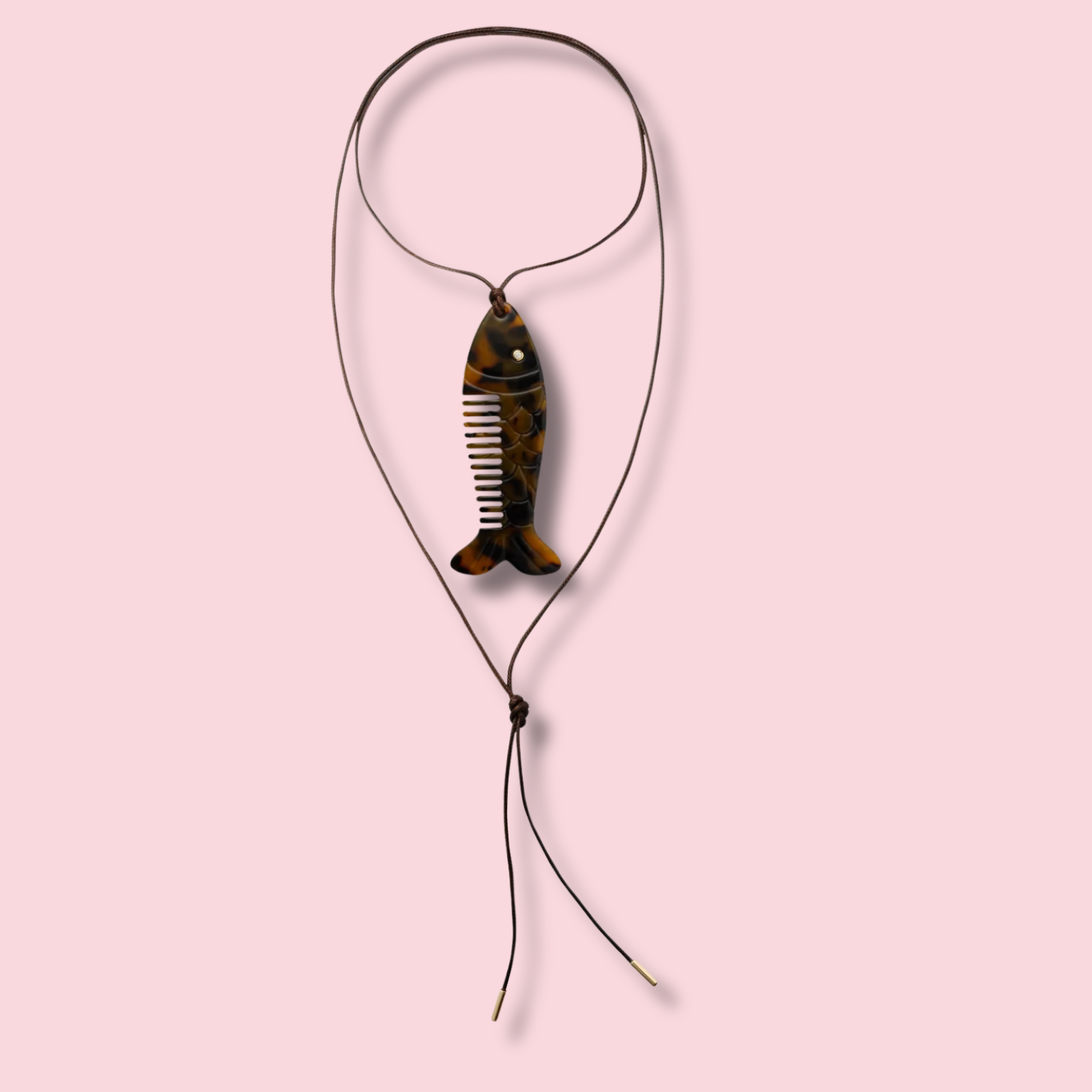 Trout Comb Necklace