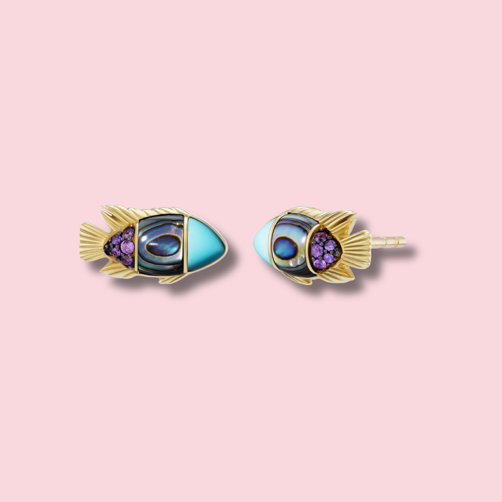 Fish Studs, Abalone