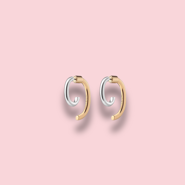 Luna Earring Two Tone