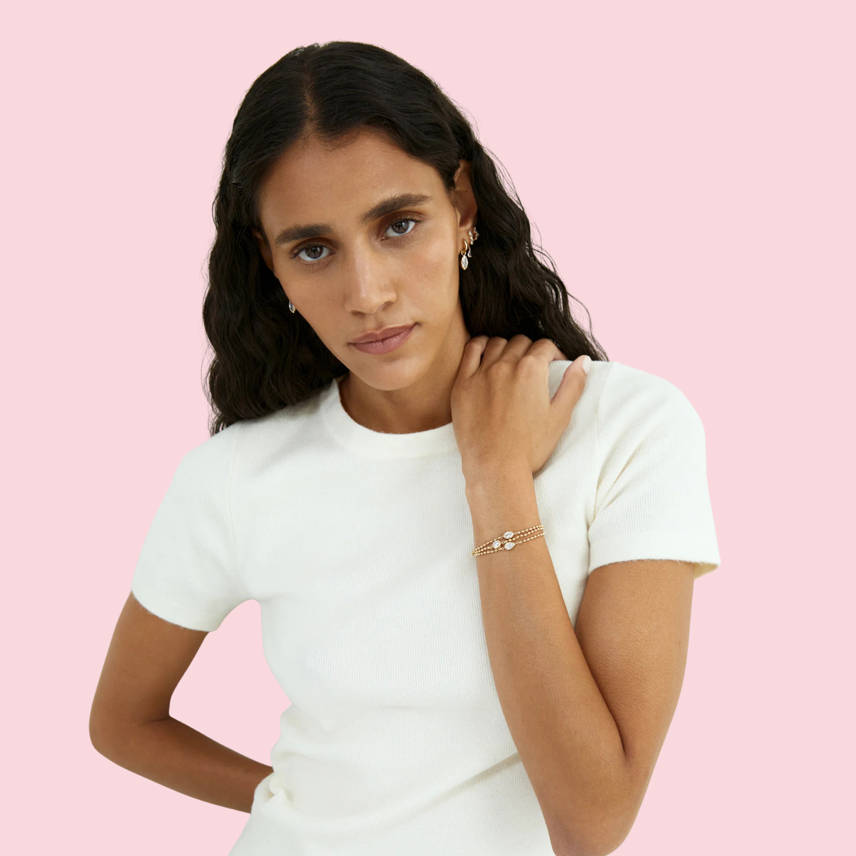 Mini Cleo Pear Bracelet