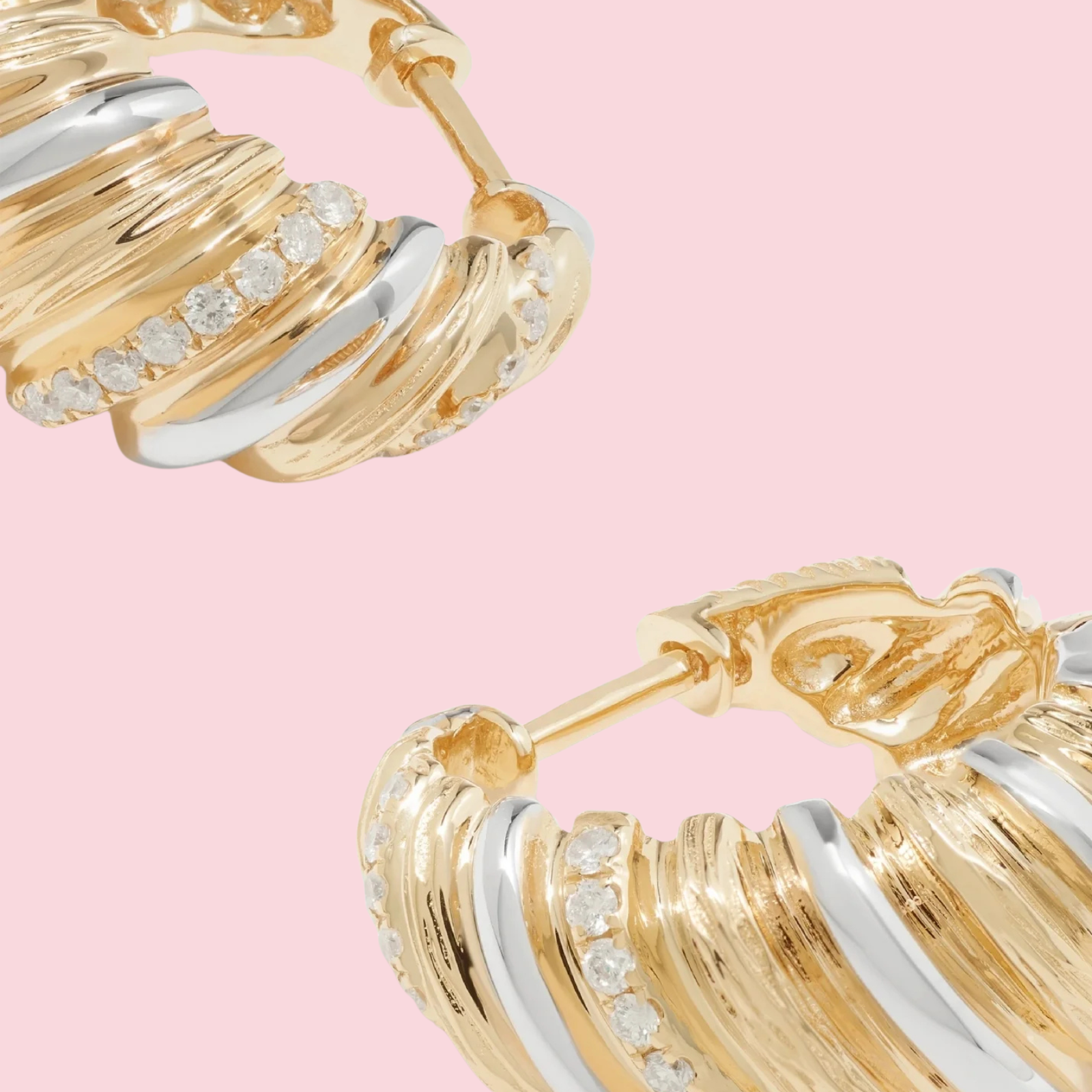 Créoles Gaufrette Earrings