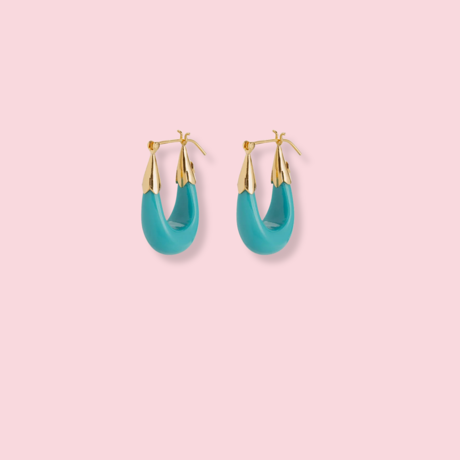 Small Acetate "Ecume" Earrings