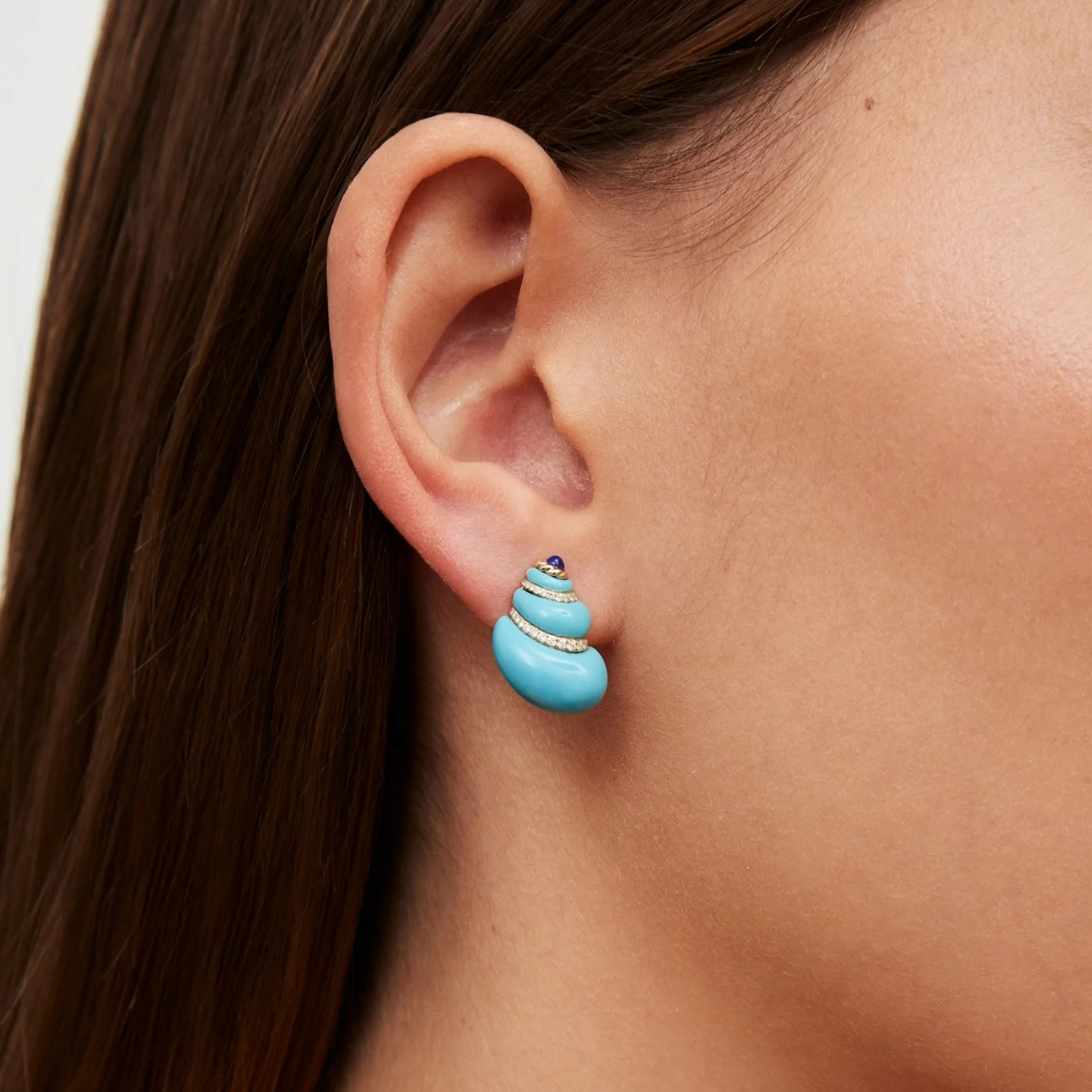 Mini Coquillage Turquoise
