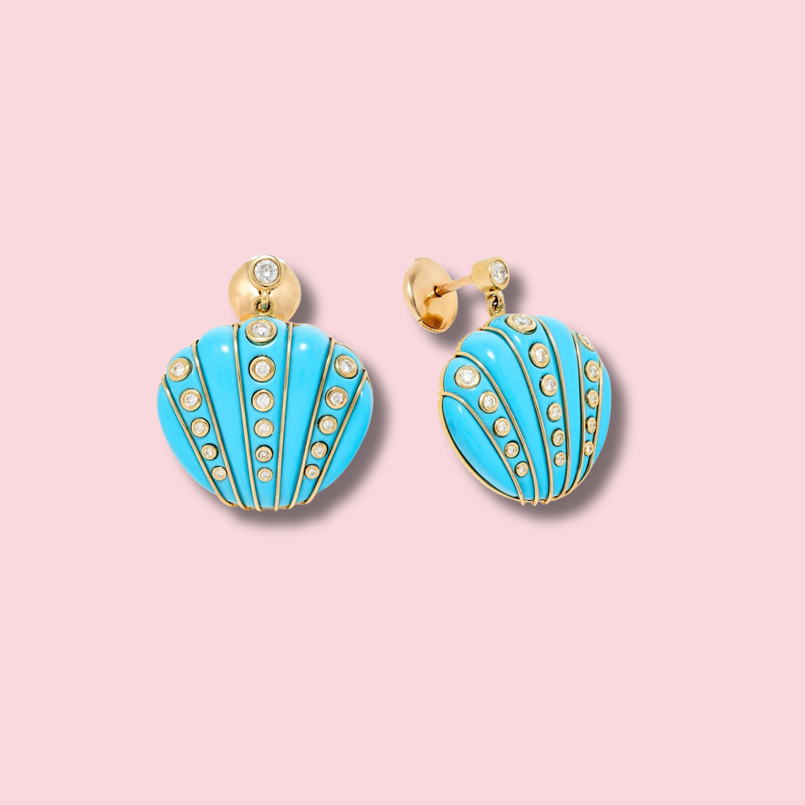 Coquillage Diamants Earrings