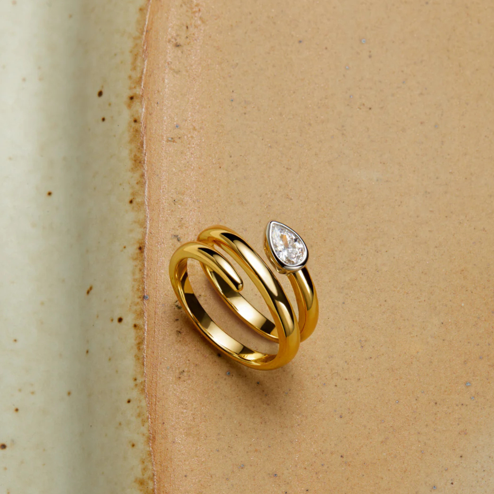 The Marais Coil Ring-Gold