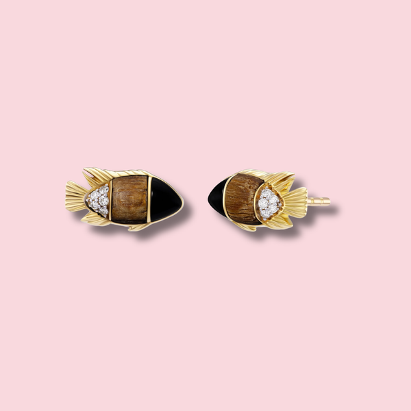 Fish Studs, Wood