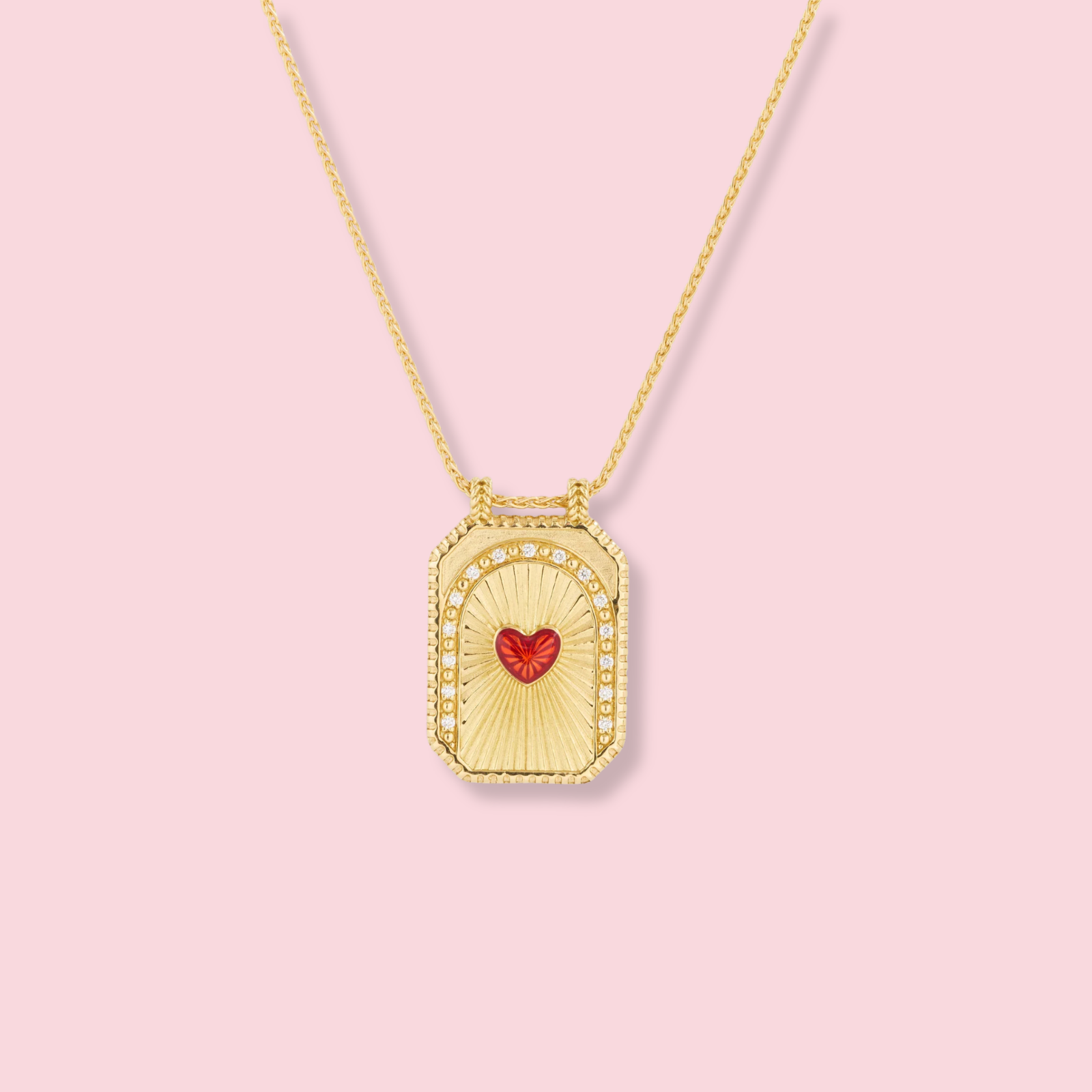 Heart Scapular Necklace
