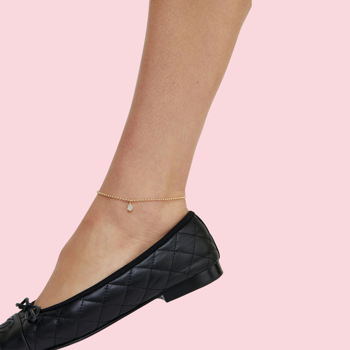 Mini Cleo Pear Anklet