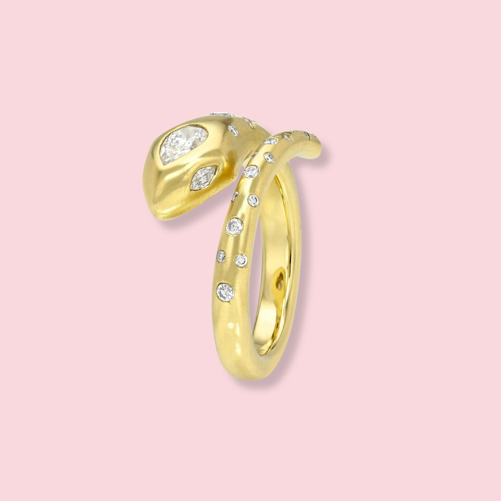 Kundalini Diamond Oracle Ring