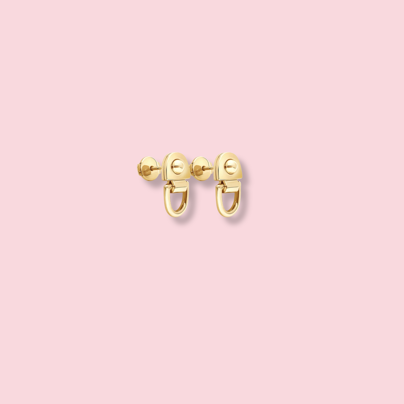 Rivet S Earrings Yellow Gold