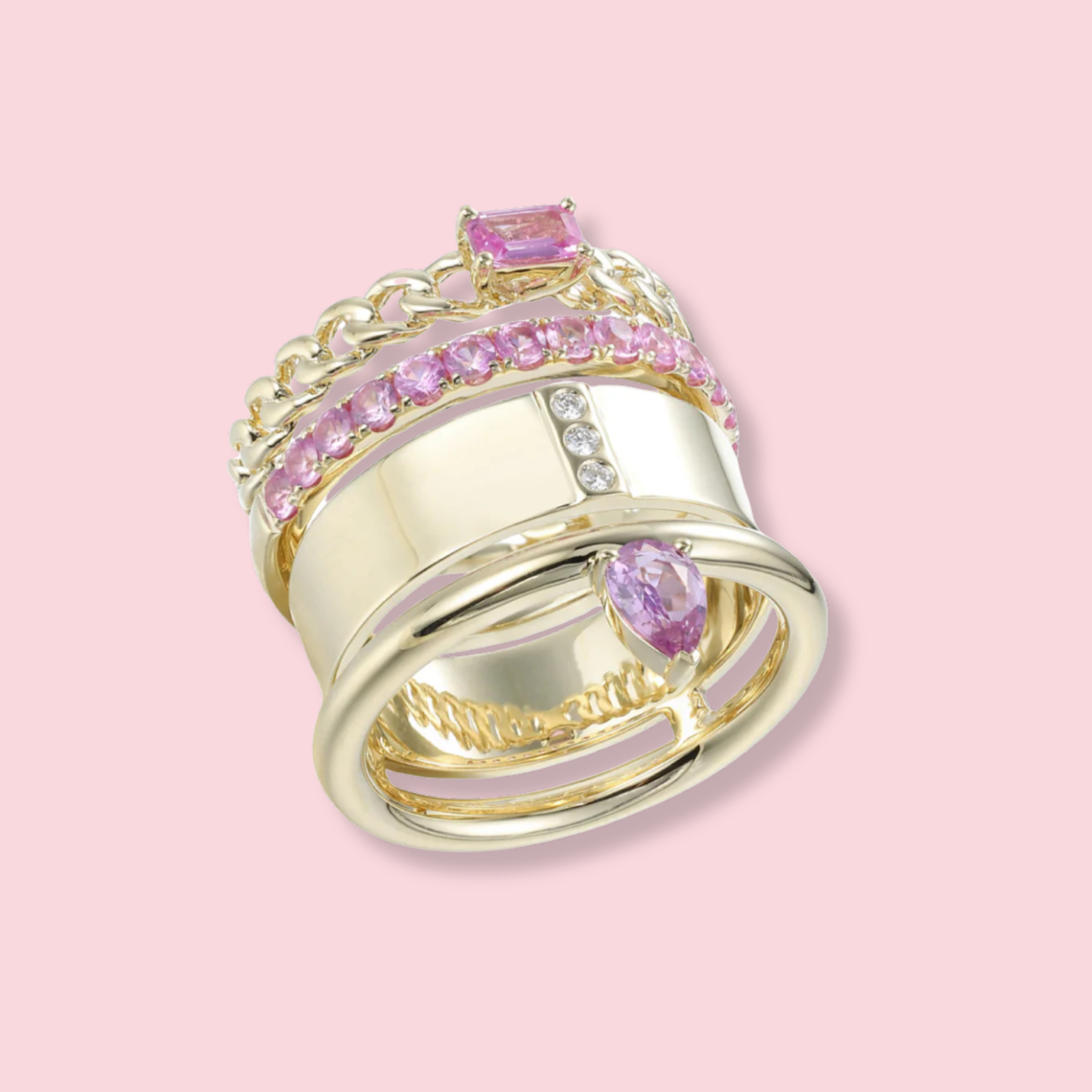 Typestack Pink Sapphire