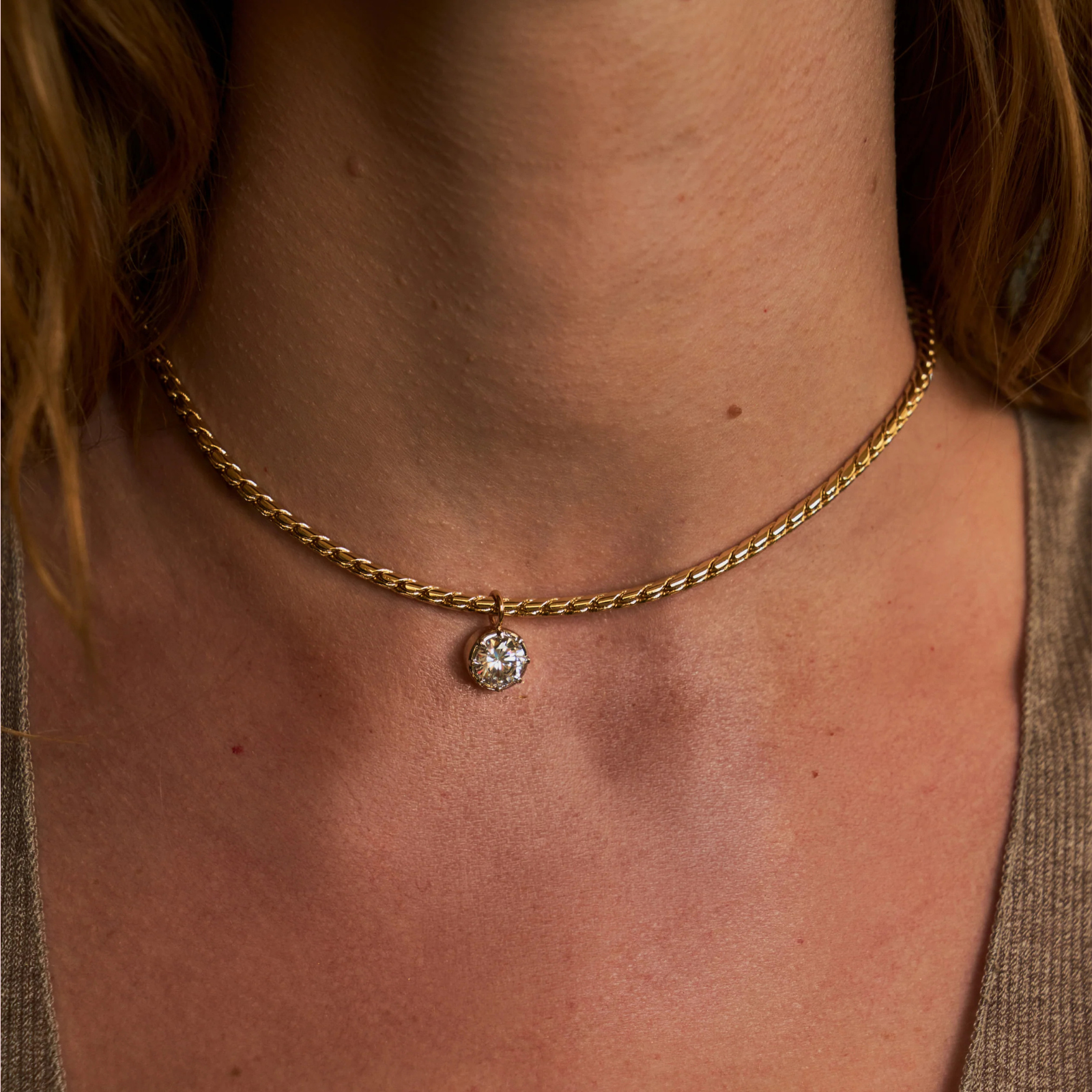 Bruna Round Necklace