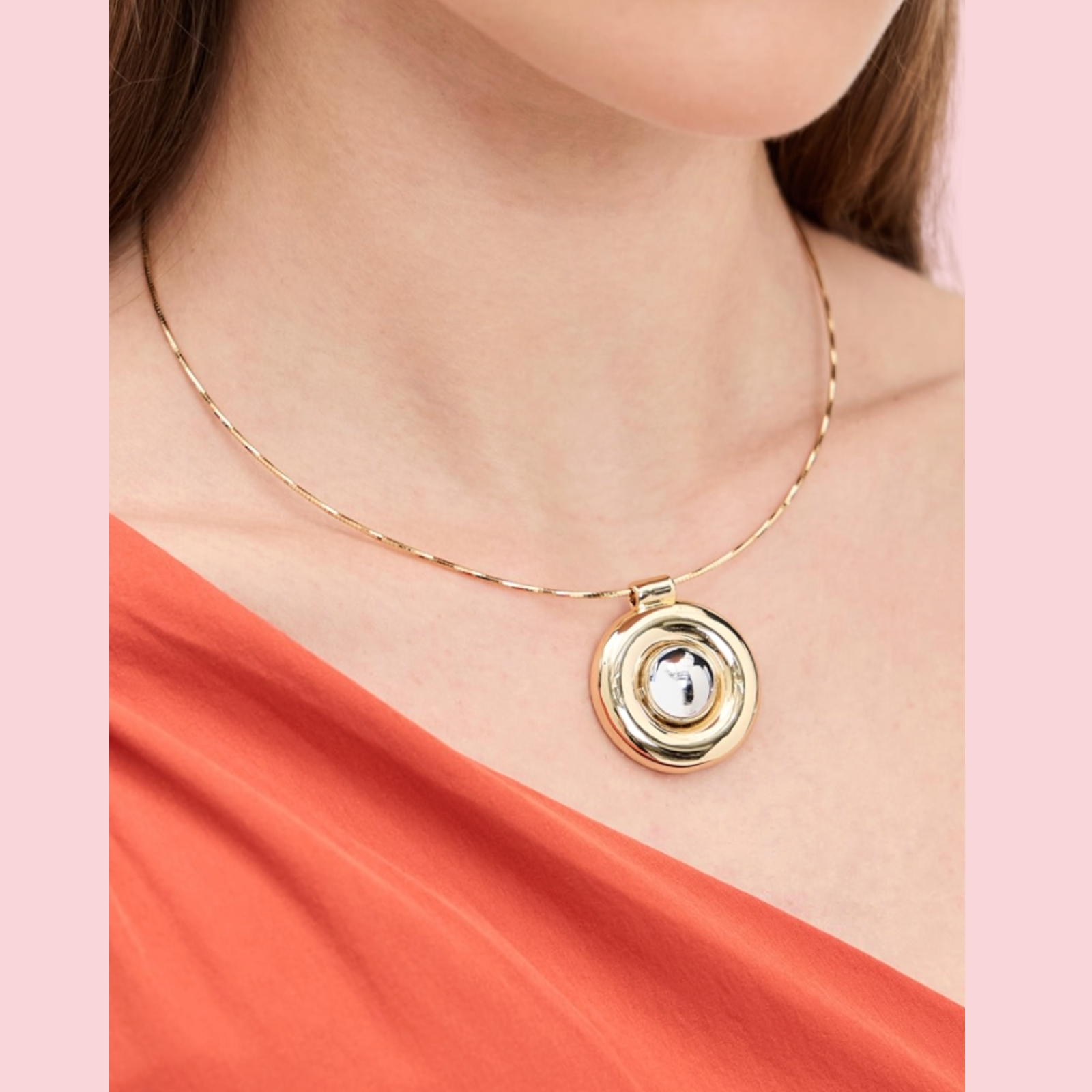 The Chrome Orb Pendant Necklace