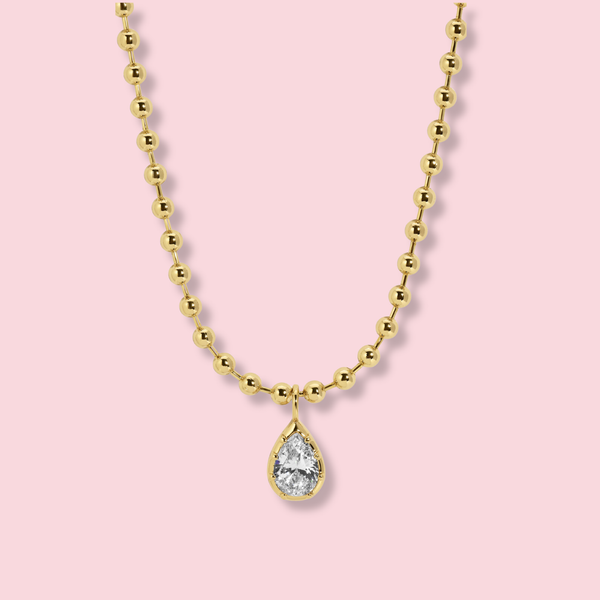 Cleo Pear Necklace
