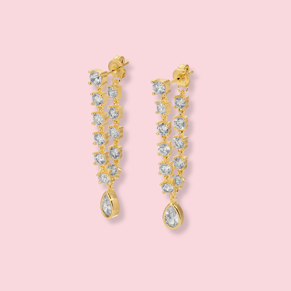 Stephie Bezel Earrings