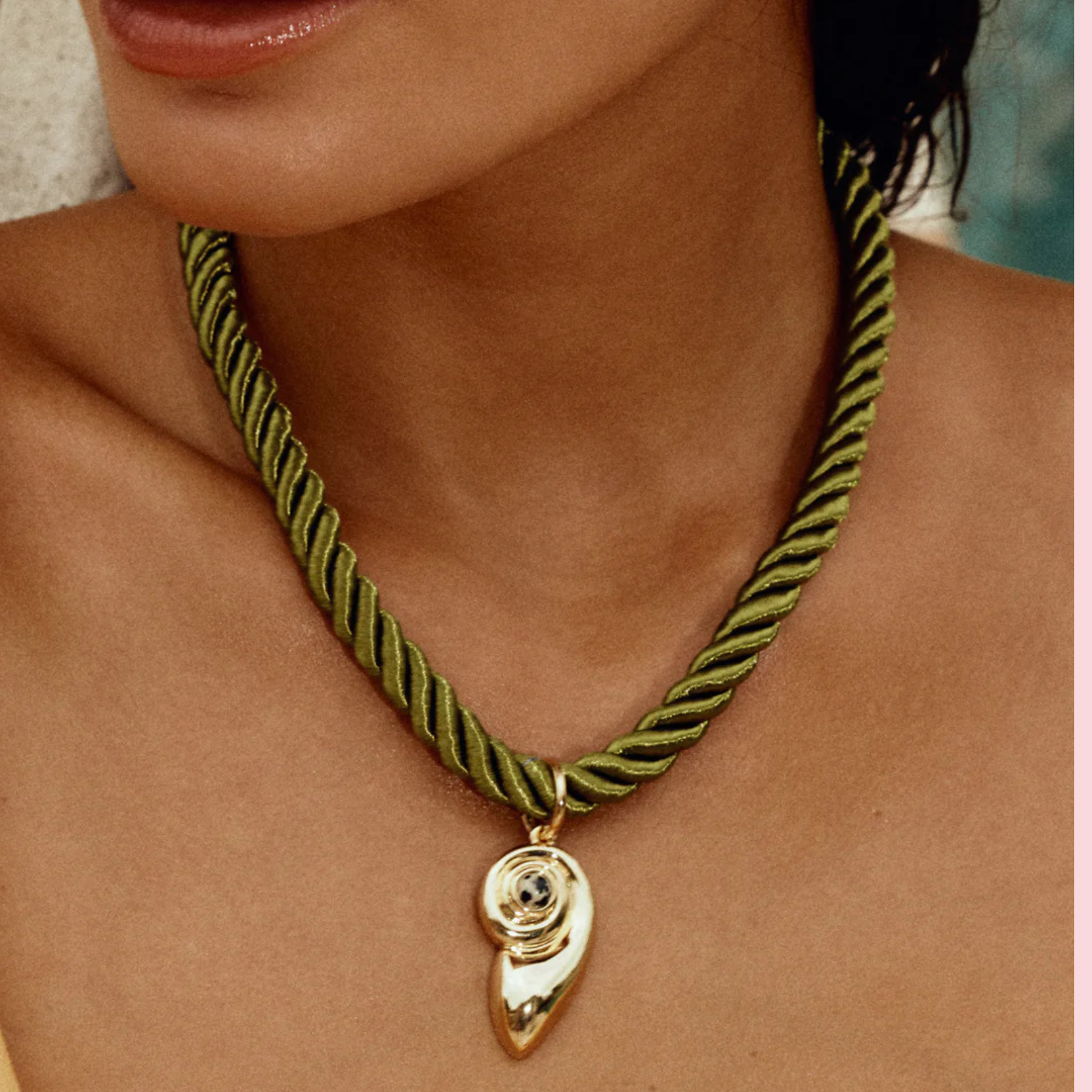 The Palma Shell Cord Necklace