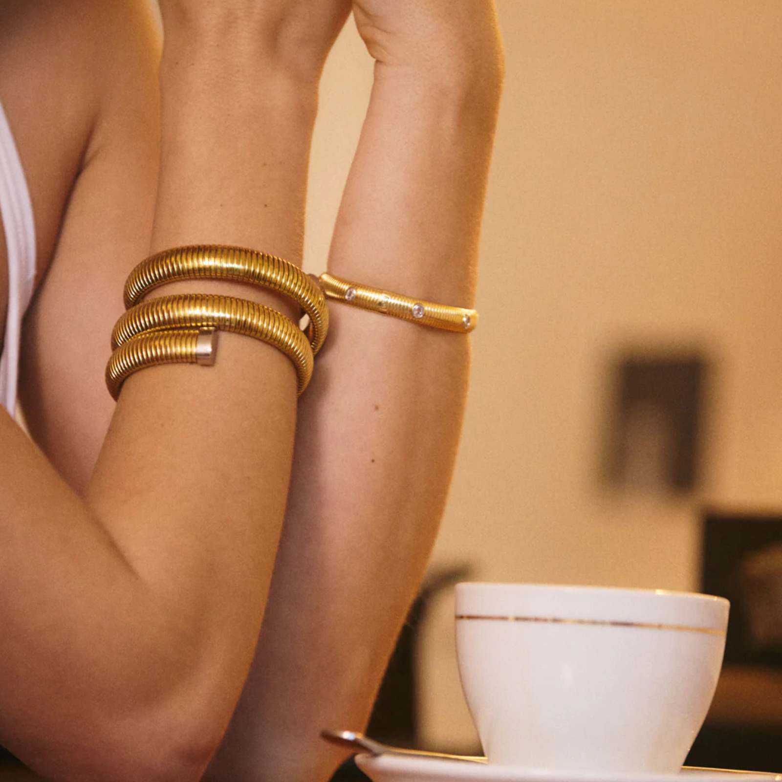 The Palais Flex Snake Chain Bracelet