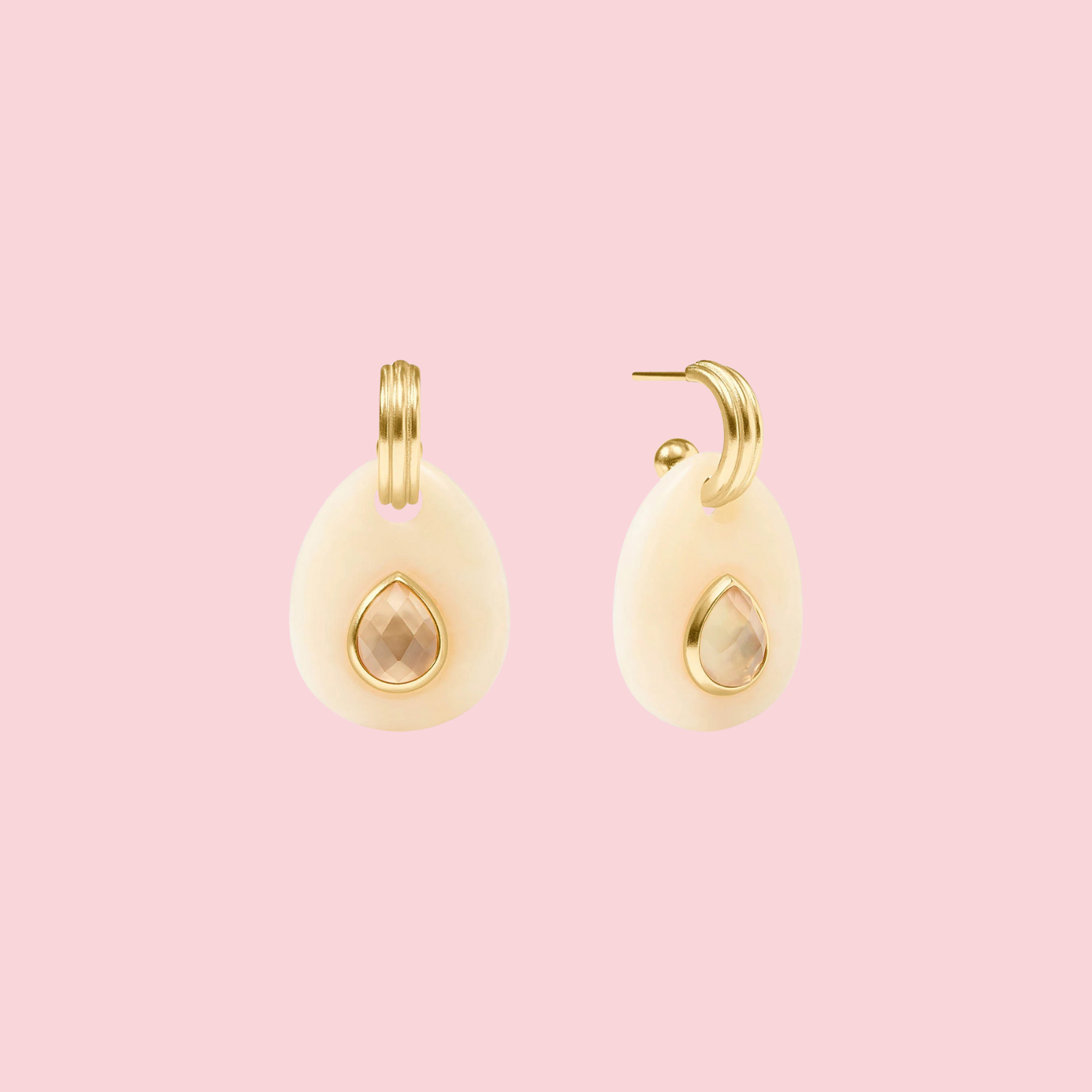 Carnaby Hoop & Charm Earring