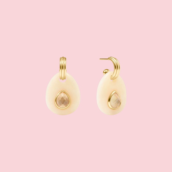 Carnaby Hoop & Charm Earring