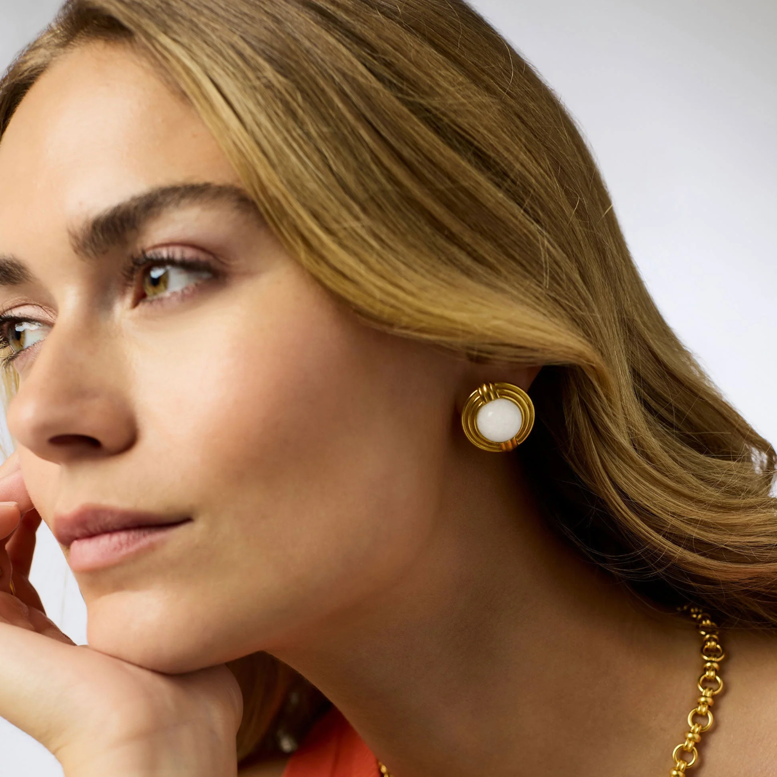 Portofino Statement Stone Stud