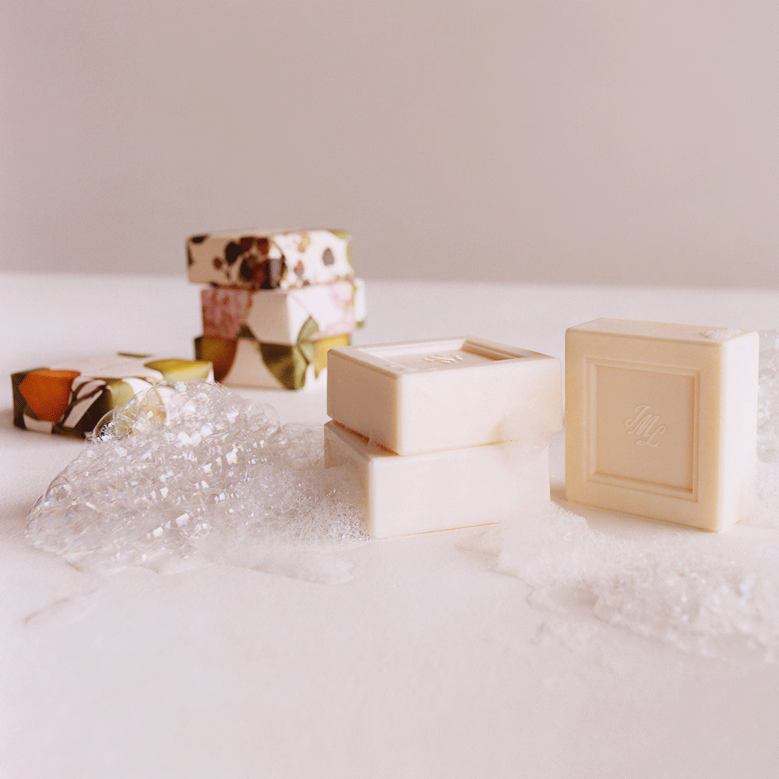 Peony & Blush Suede Soap Bar