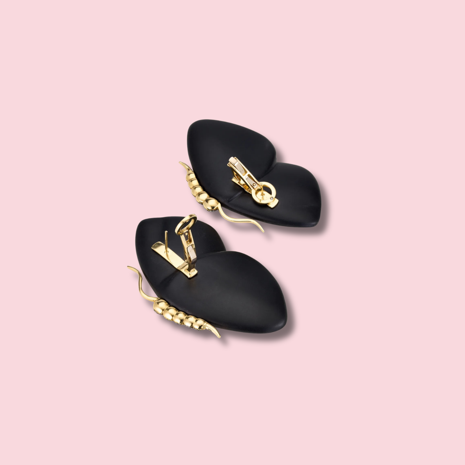 Butterfly Wing Marquetry Earrings